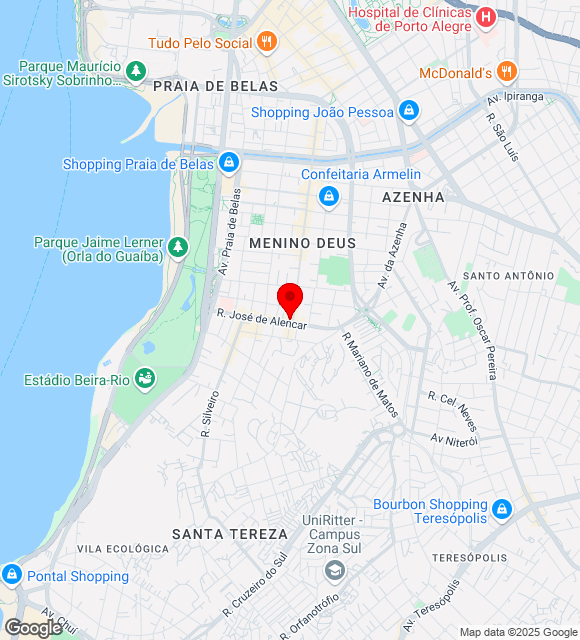 Mapa da localização