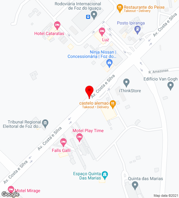 Mapa da localização