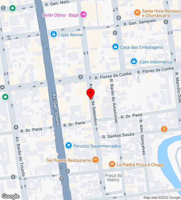 Mapa da localização