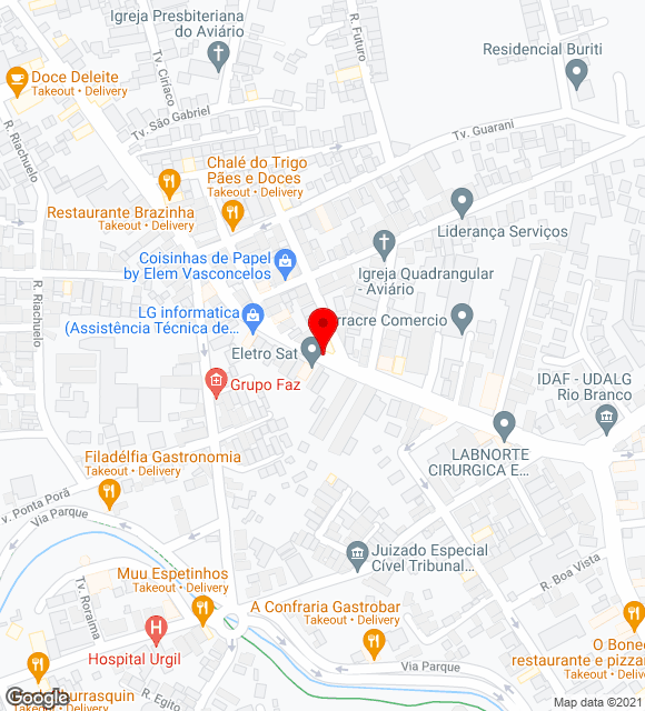 Mapa da localização