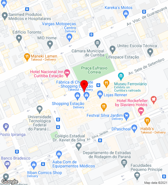 Mapa da localização