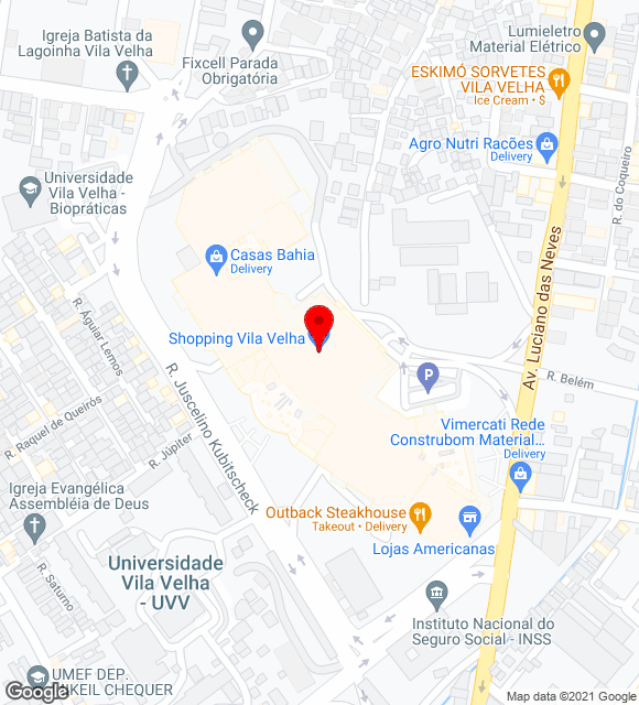 Mapa da localização