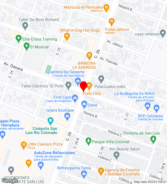 Mapa da localização