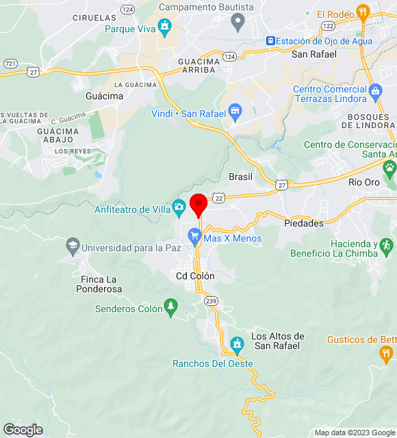 Mapa da localização