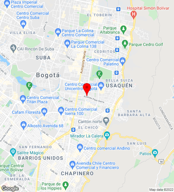 Mapa da localização