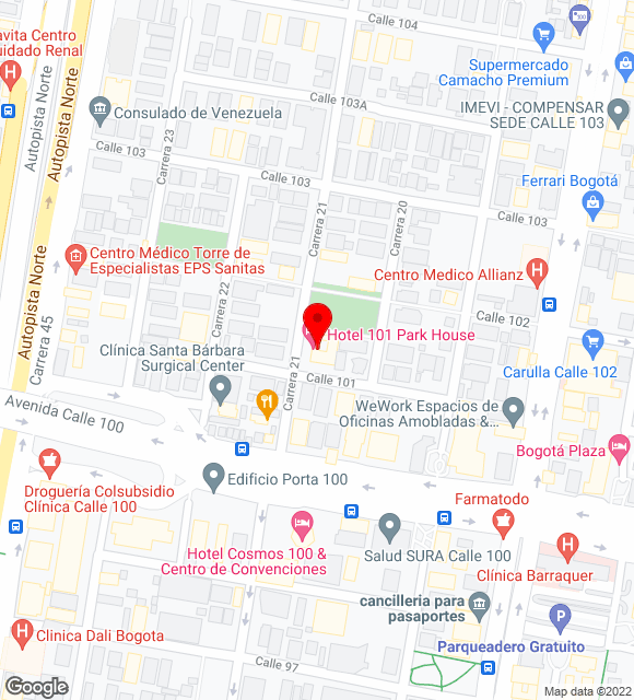 Mapa da localização