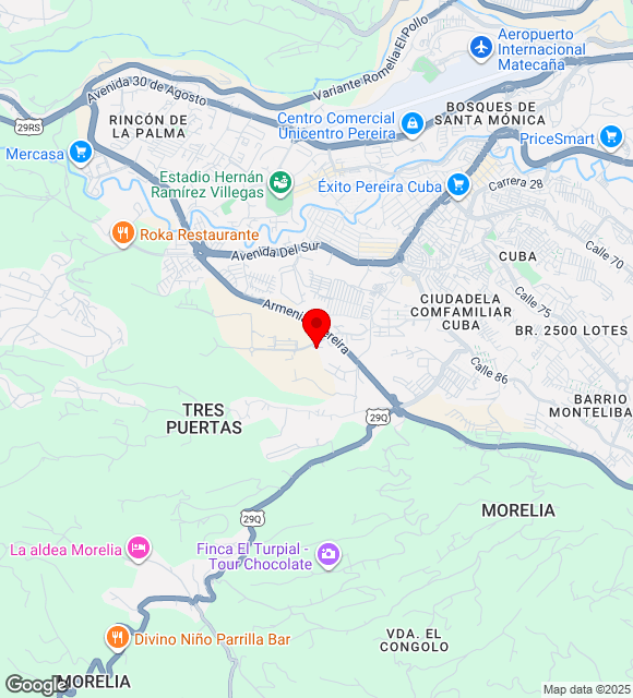 Mapa da localização