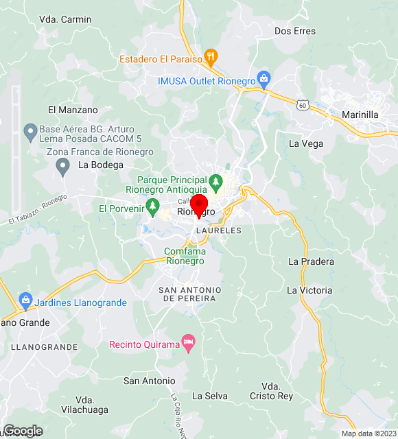 Mapa da localização