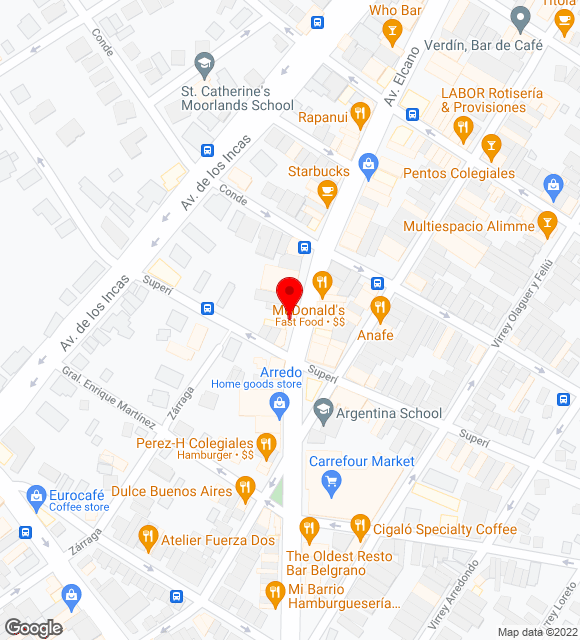 Mapa da localização