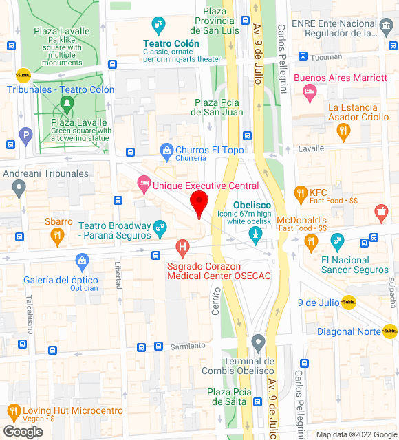 Mapa da localização
