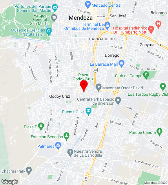 Mapa da localização
