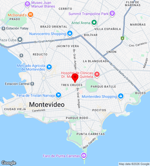 Mapa da localização
