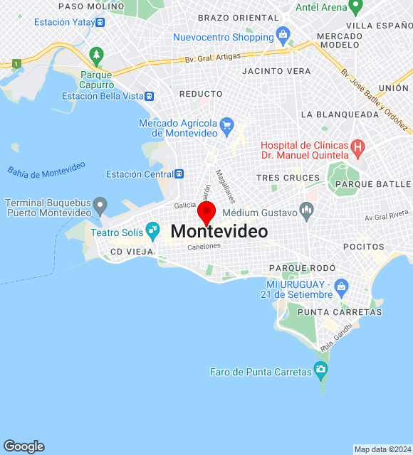 Mapa da localização