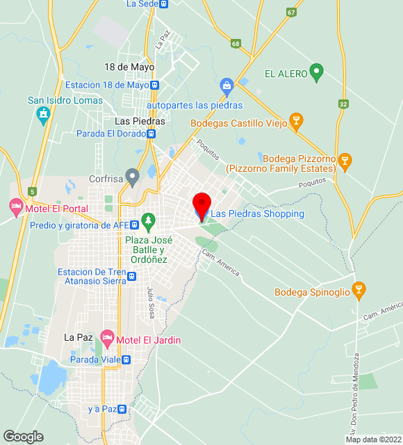Mapa da localização
