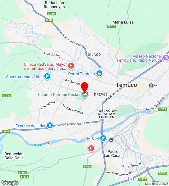 Mapa da localização