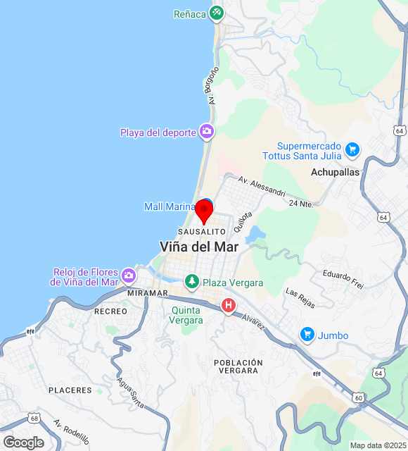 Mapa da localização