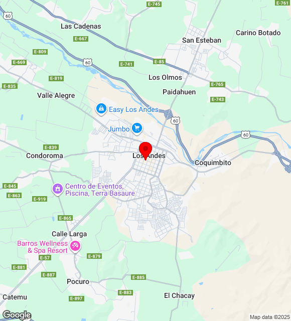 Mapa da localização