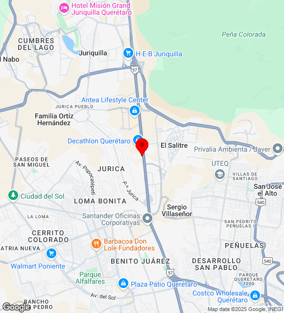 Mapa da localização