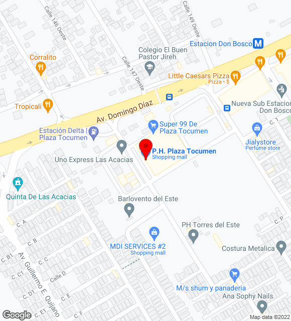 Mapa da localização