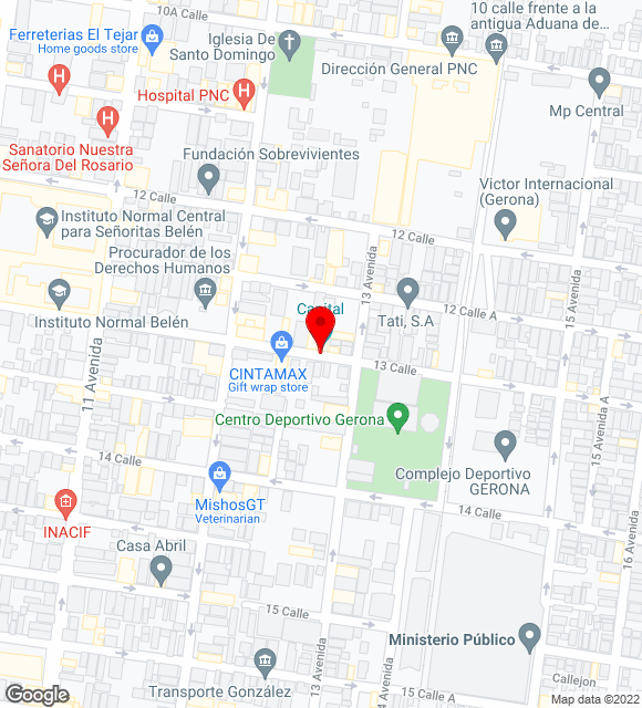 Mapa da localização