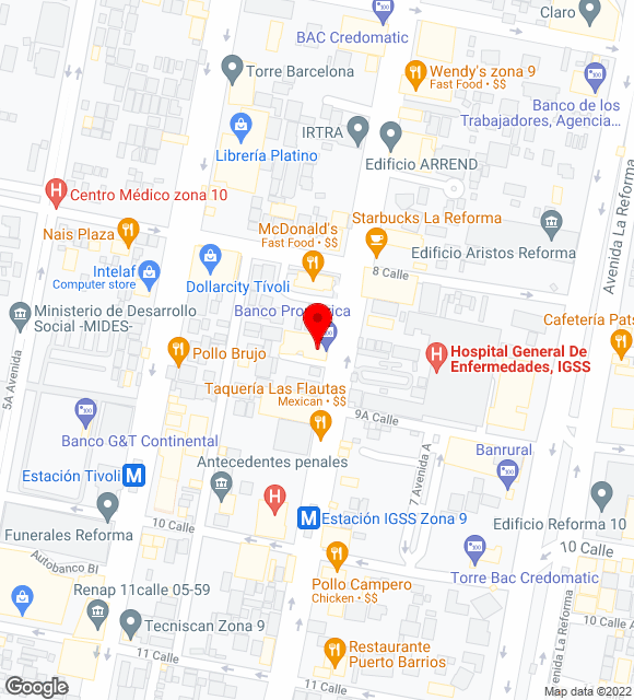 Mapa da localização