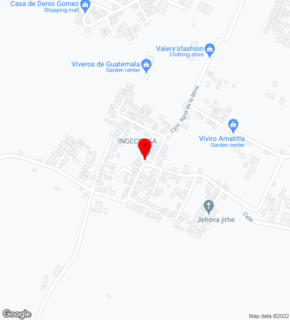 Mapa da localização