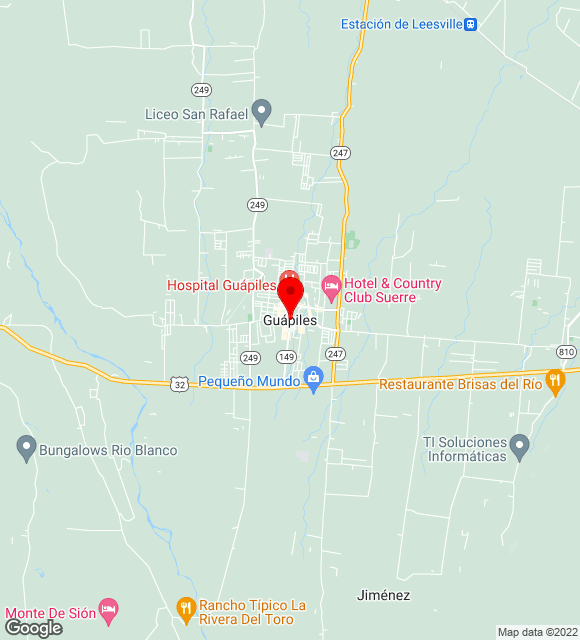 Mapa da localização