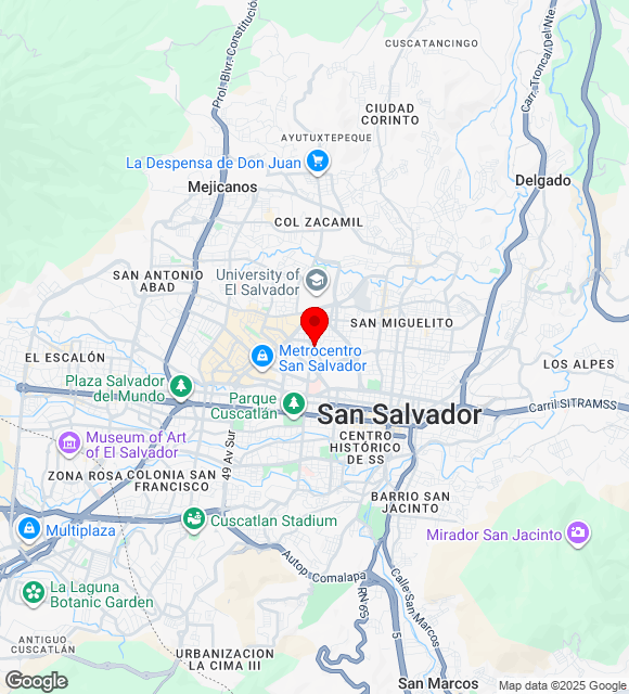 Mapa da localização