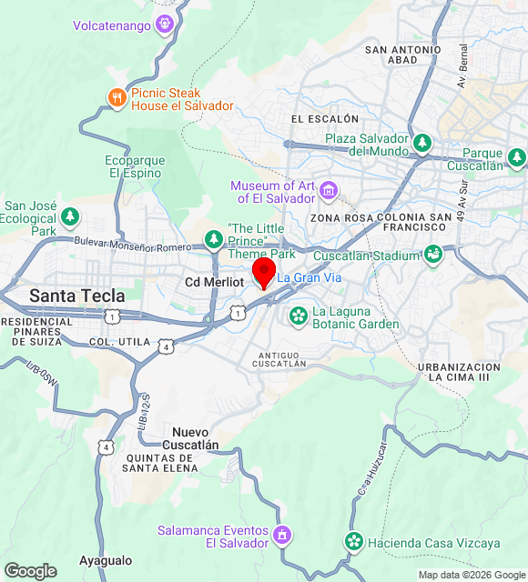 Mapa da localização