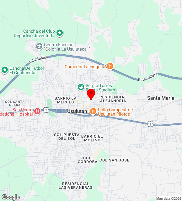 Mapa da localização