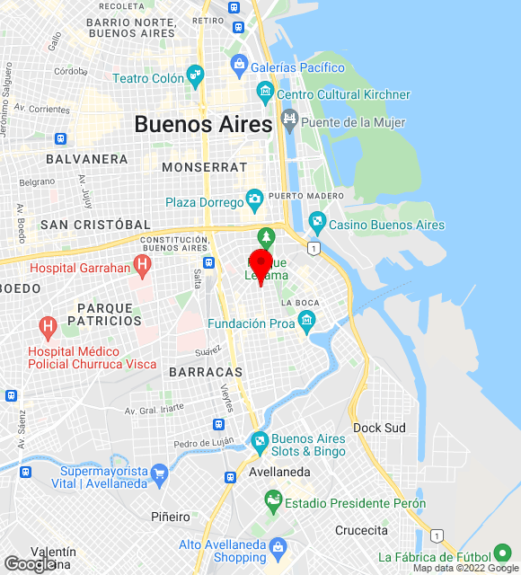 Mapa da localização