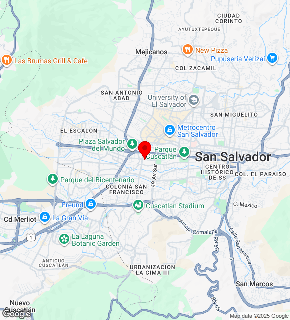 Mapa da localização