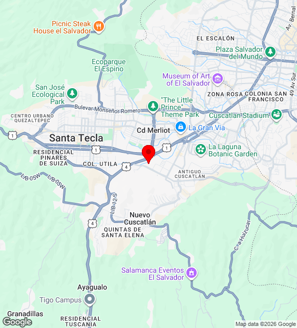 Mapa da localização