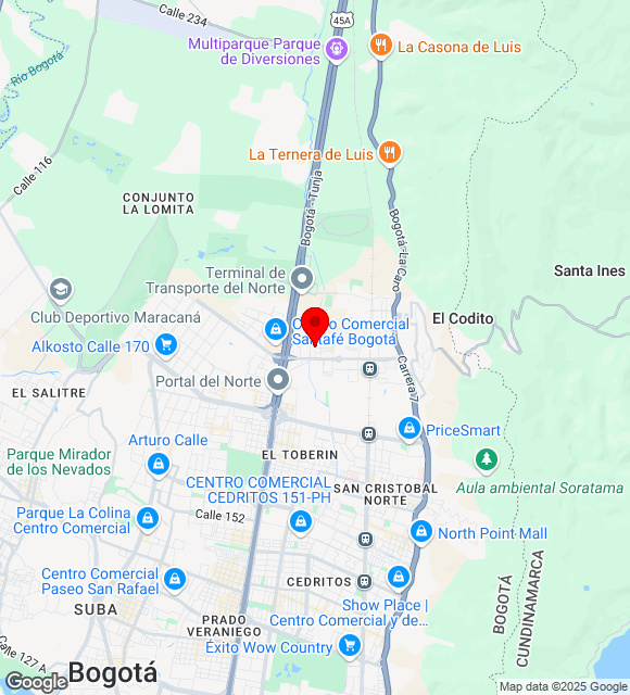 Mapa da localização