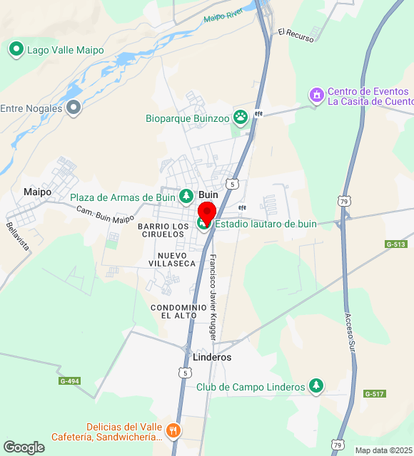 Mapa da localização