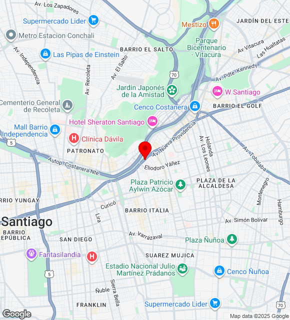 Mapa da localização