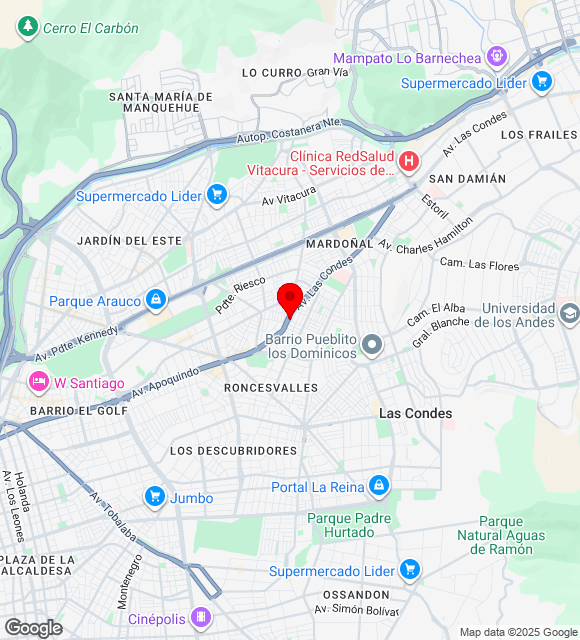 Mapa da localização
