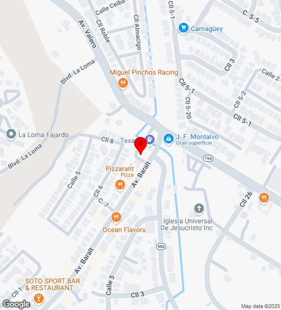 Mapa da localização