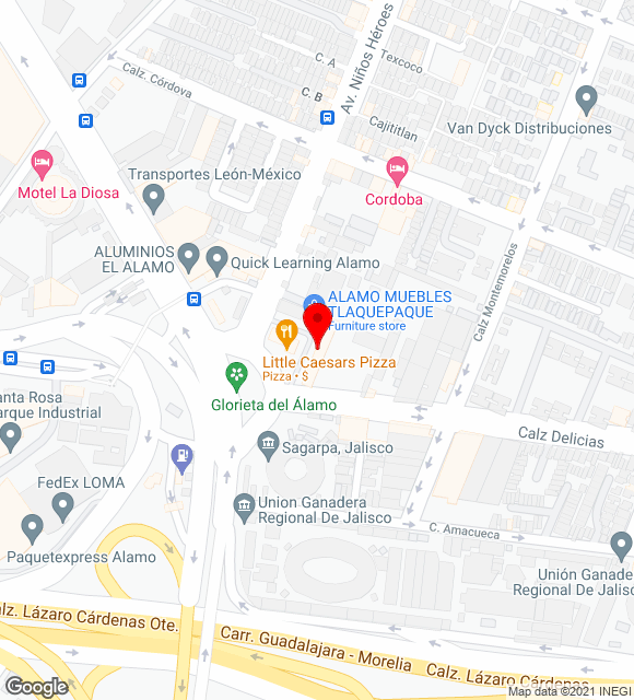 Mapa da localização