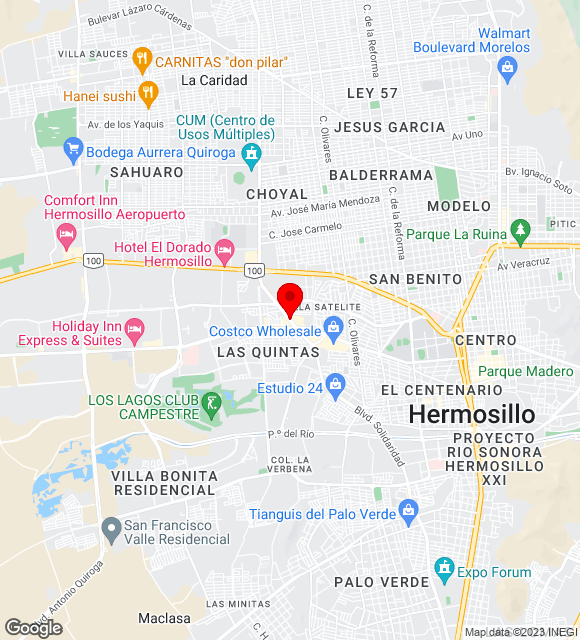 Mapa da localização