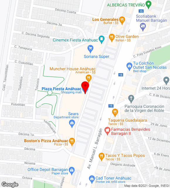 Mapa da localização