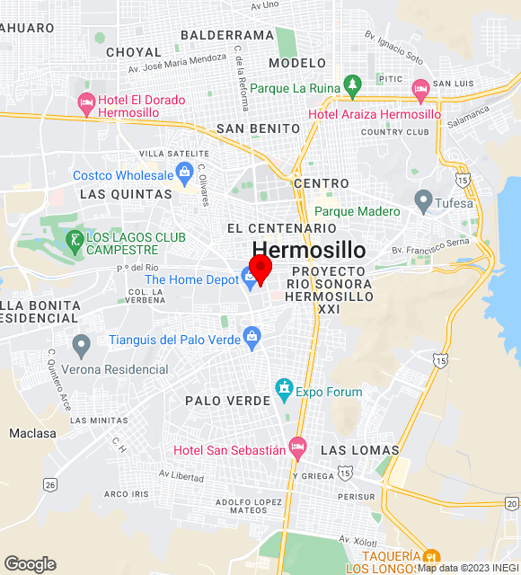 Mapa da localização