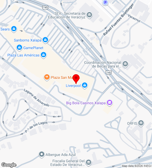 Mapa da localização