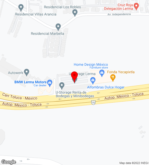 Mapa da localização