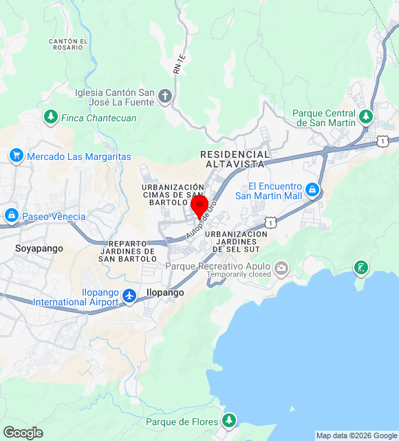 Mapa da localização