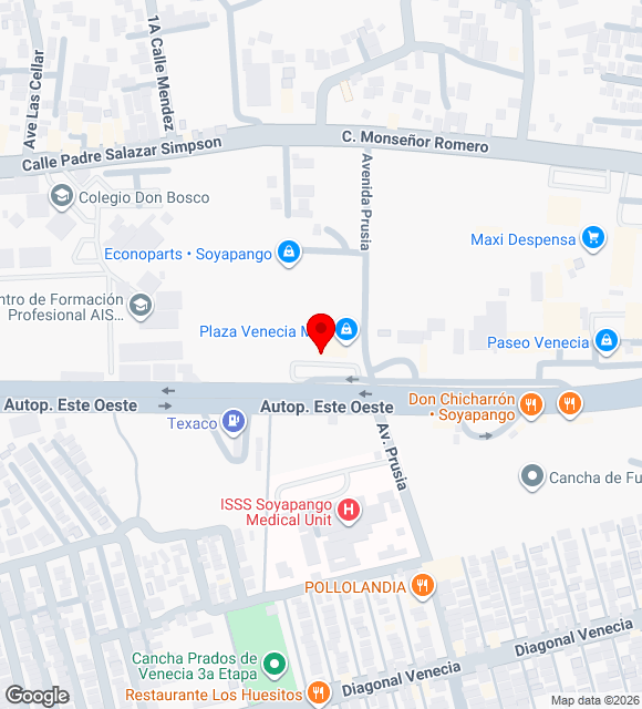 Mapa da localização