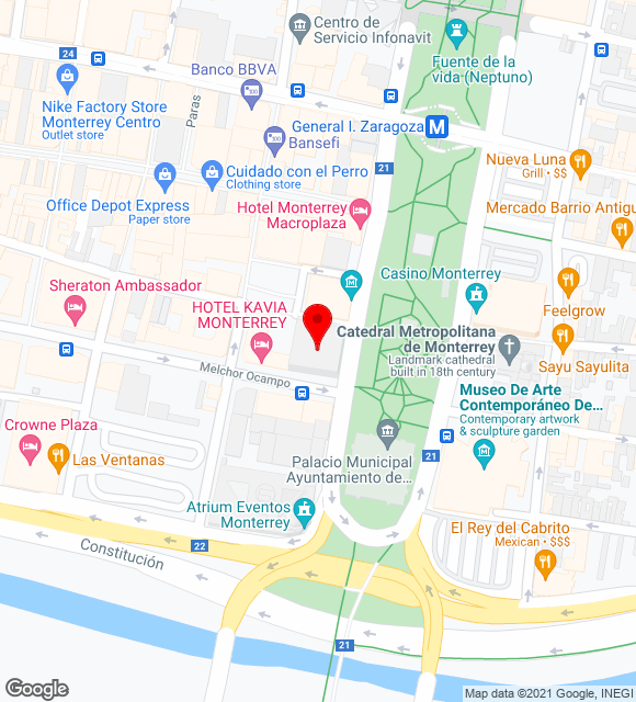 Mapa da localização