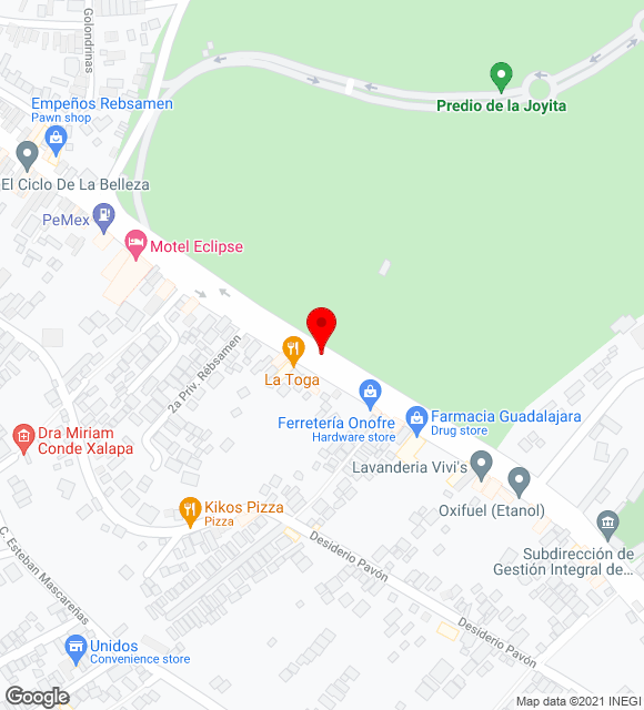 Mapa da localização