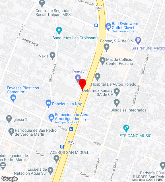 Mapa da localização