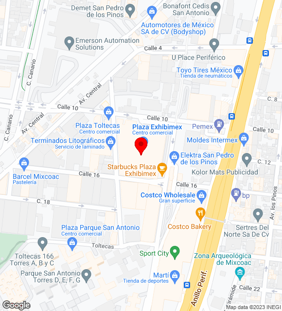 Mapa da localização